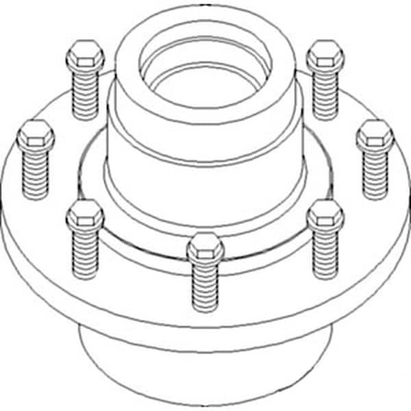Aftermarket H94814 Rear Wheel Hub Fits John Deere Combine CTS 6620 7720 9400 9500 9600 9610 WHI30-0029 - main